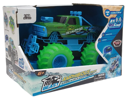1:18 RC 4WD Amphibious Alligator Rapid Truck