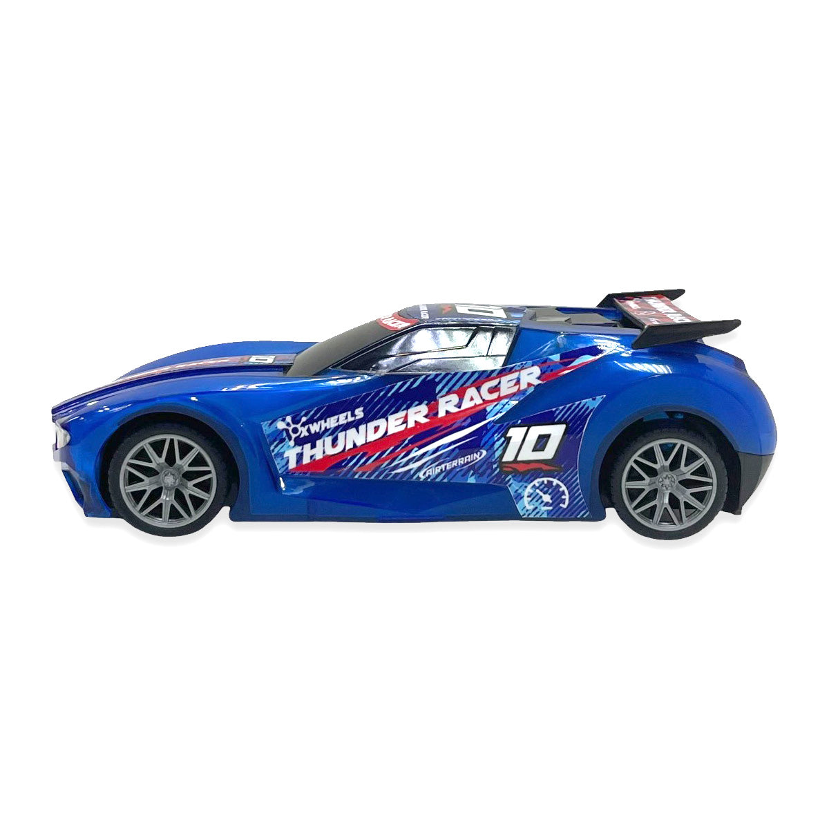 1:24 Light & Sound Pull Back Thunder Racer( Blue Version )