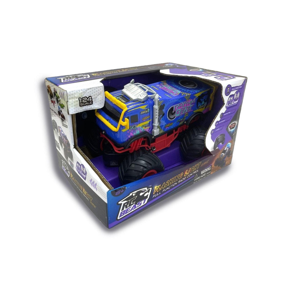 1:24 RC Flashing Light Beat Rhythm Truck