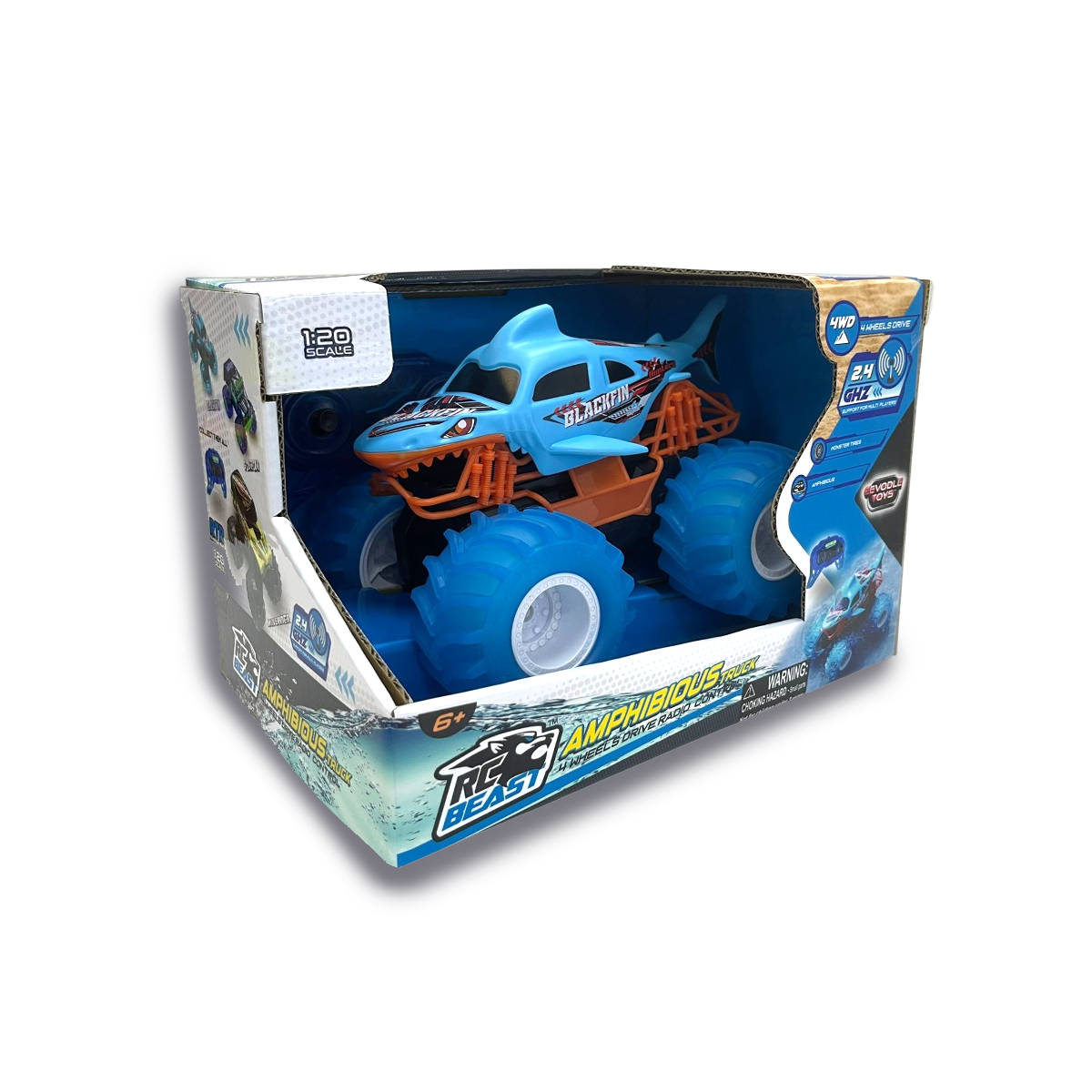 1:20 RC 4WD Amphibious BlackFin Truck