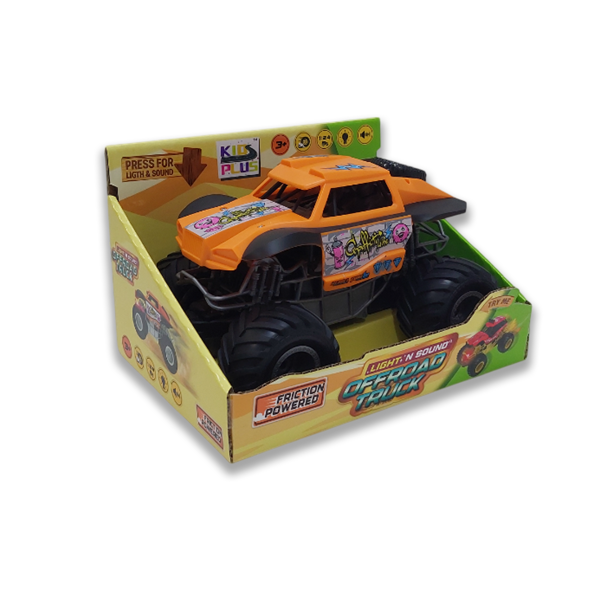 1:24 Light & Sound Graffiti Life Offroad Truck