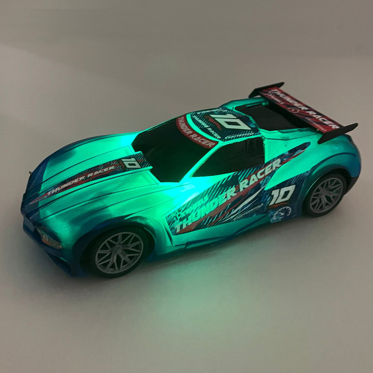 1:24 Light & Sound Pull Back Thunder Racer( Blue Version )