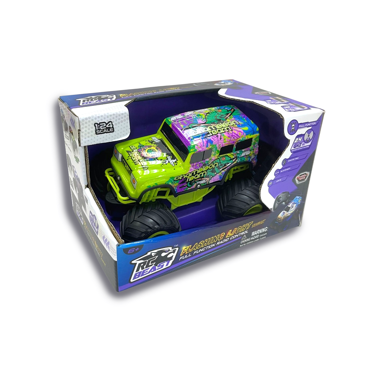 1:24 RC Flashing Light Chameleon Truck