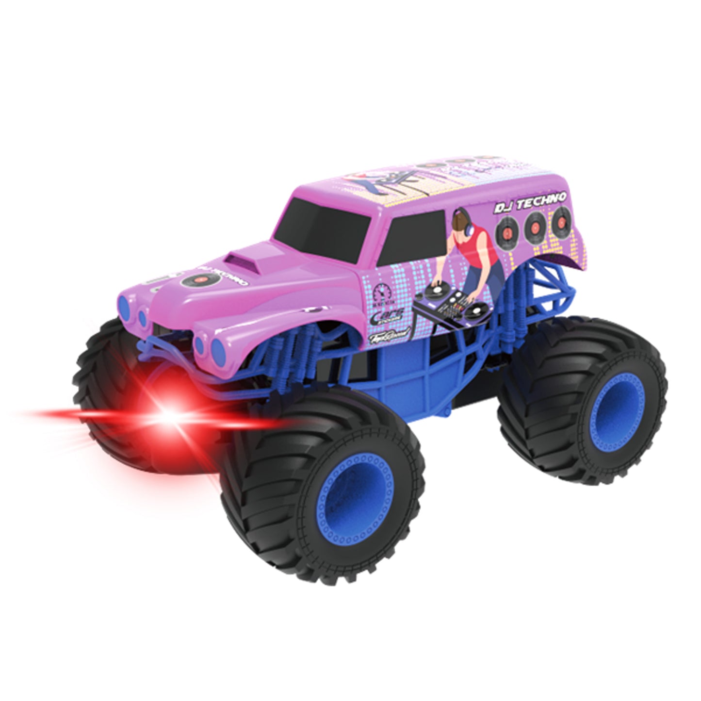 1:24 Light & Sound DJ Techno Offroad Truck
