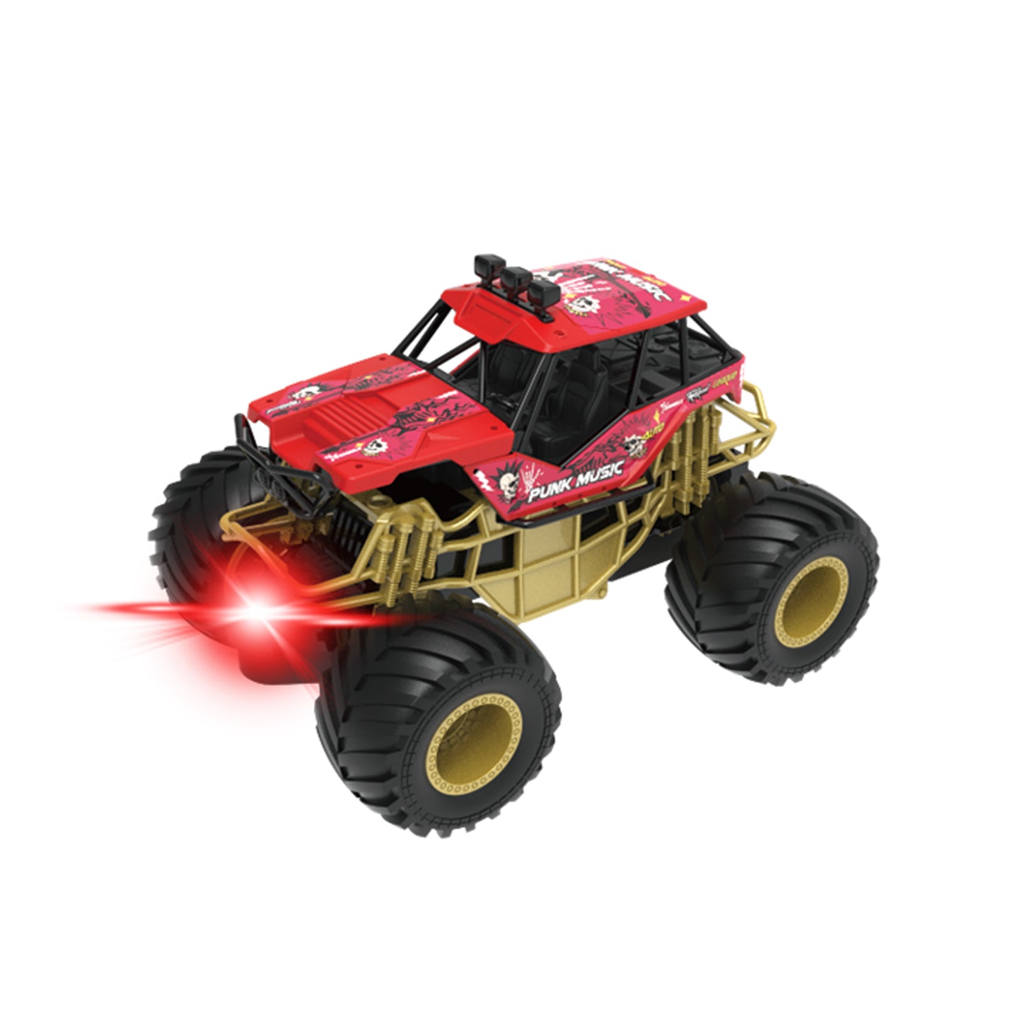 1:24 Light & Sound Punk Music Offroad Truck