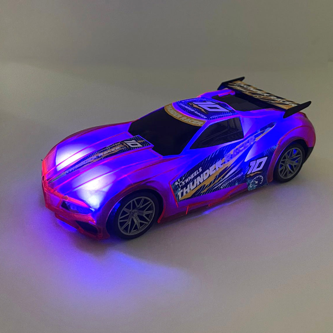 1:24 Light & Sound Pull Back Thunder Racer ( Red Version )
